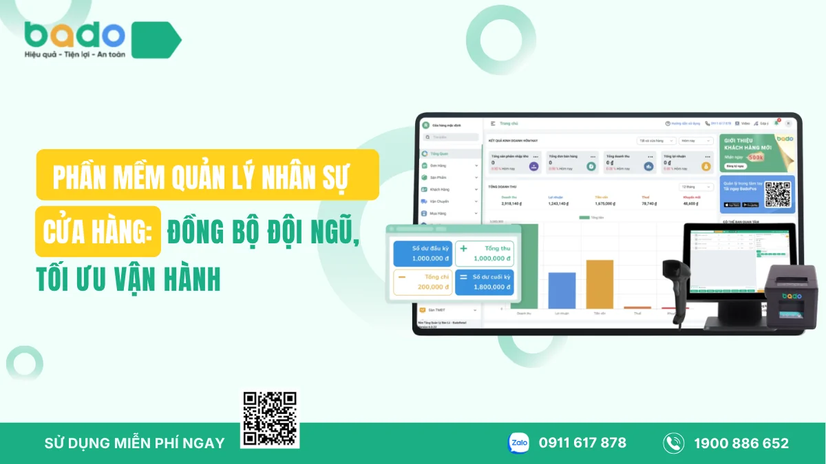 Phần Mềm Quản Lý Nhân Sự Cửa Hàng: Đồng Bộ Đội Ngũ, Tối Ưu Vận Hành